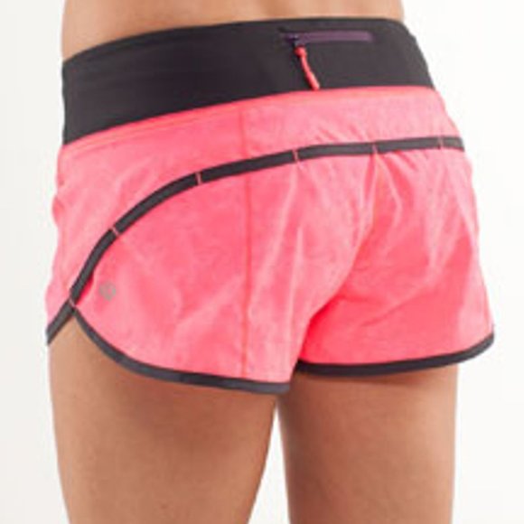 lululemon athletica Pants - Lululemon, Pink Jacquard Speed Shorts, 10